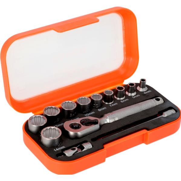 [S13MC10.5] BAHCO JUEGO BOCALL1/4BI/HEXAG.MM13P