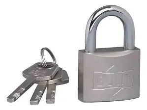 [CDB AR 40X2] Candado Reforzado acero niquelado 40 mm (CDB AR 40X2)