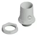 Conector plasticos 25 gris POLIVINIL N
