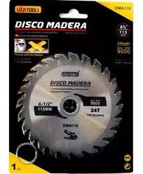 Disco 24 dientes 115mm sierra para madera N