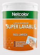 LATEX SATINADO 4L ultra lavable netcolor N