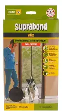 [AFX MP 1X2,2N] MOSQUITERO autoadhesivo/PUERTAS AFIX 100X220 cm. NEGRO