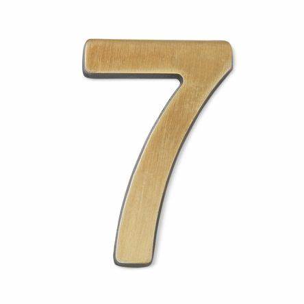 Numero de ACERO bronceado N7