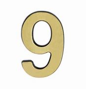 Numero de ACERO bronceado N9