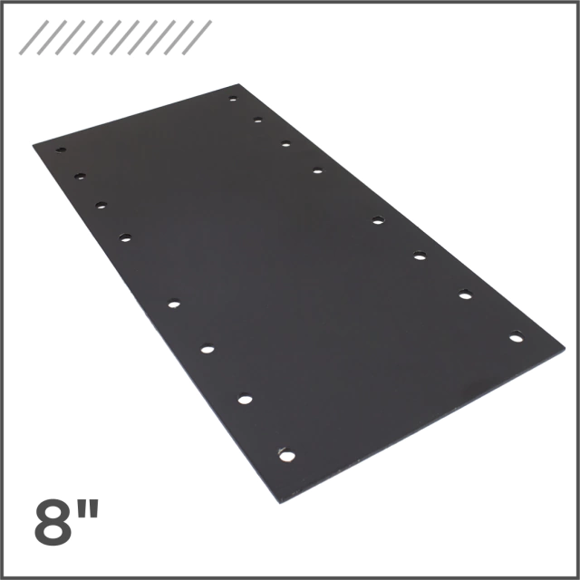 PLACA perforada p/ union de tirante 9.3x20.0