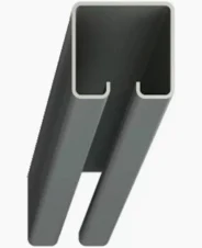 RIEL superior p/rueda 25mm x 2mts
