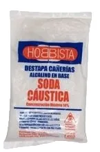 SODA CÁUSTICA X 1 KG (DESTAPACAÑERIAS ALCALINO)