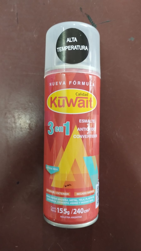 aerosol Negro alta temperatura Kuwait 240 N.