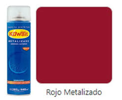 aerosol Rojo METALIZADO 240 kuwait N.