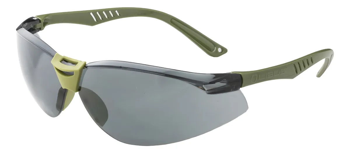 anteojo NEON patas VERDE anti-raya  transparente Libus  
