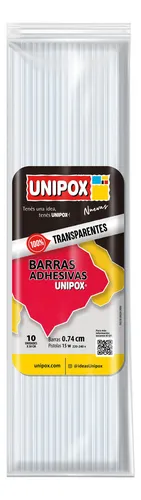 [st03292] barra silicona encoladora gruesa UNIPOX x10 unidades N 