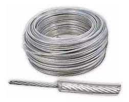 cable acero envainado 3 mm tender por metro N