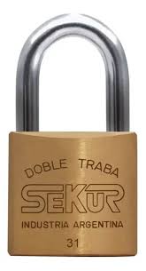 candado SEKUR 31 doble traba bce
