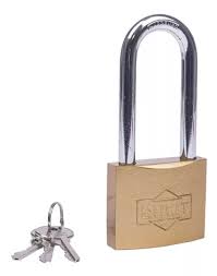 [cdb h 40 d L] candado de hierro dorado Nº 40 ARO LARGO Bulit N
