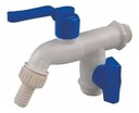 canilla lavarropas doble esferica pvc (GINYPLAST DUKE)