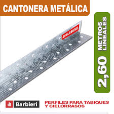 cantonera metalica durlock 25x25x2.6 N 