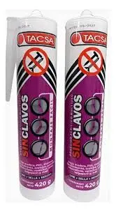 cartucho MONTAJE  tacsa SIN CLAVOS 400gs
