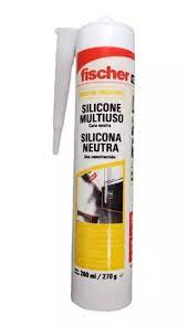 [600689] cartucho silicona NEUTRA  Fischer TRANSPARENTE  N
