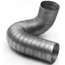 caño aluminio corrugado 4" zingueria N