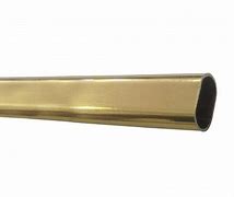 caño de placard oval zincado (bronceado) X mts N