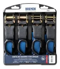 [7691] cinta amarre tracas (x4)uni (5 Mts - hasta 700 Kg) Bremen