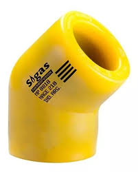codo 25 a 45º sigas FUSIOGAS N