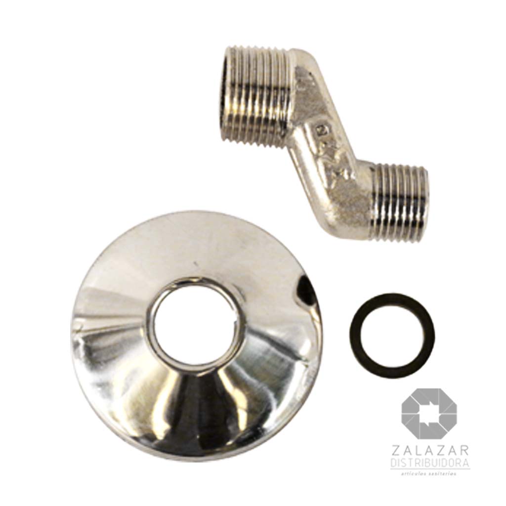 codo extensible con campana largo 21mm x2