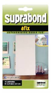 [afx w 16] cuadraditos autoadhesivos bifaz Afix Suprabond N