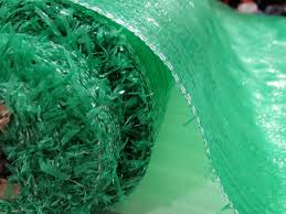 cubrecerco rafia plastificada SIN OJAL verde 1.45 mt  N