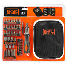 destornillador c/ crique BLACK Y DECKER set 56 pcs  a7104la N