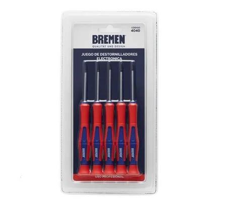 destornillador juego 5 perillero electricista BREMEN 4040 