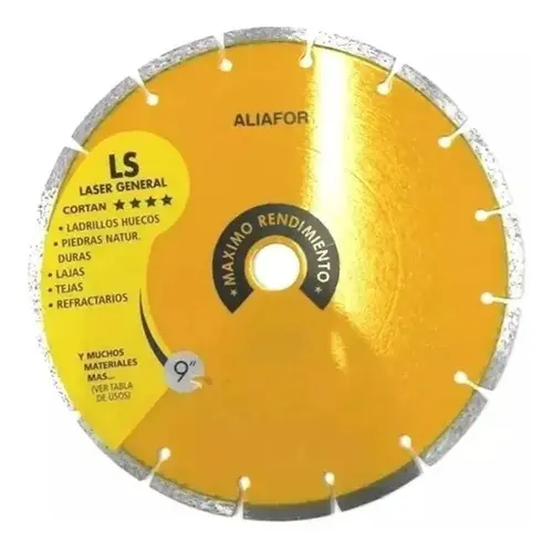 [LS-9] disco 9 diamantado aliafor 230 segmentado
