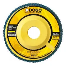 [dog04628] disco flap 40 zirconio dogo Ø115 p/ amoladora