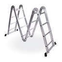 escalera aluminio articulada 4X3  12 escalones multiproposito DOGO 