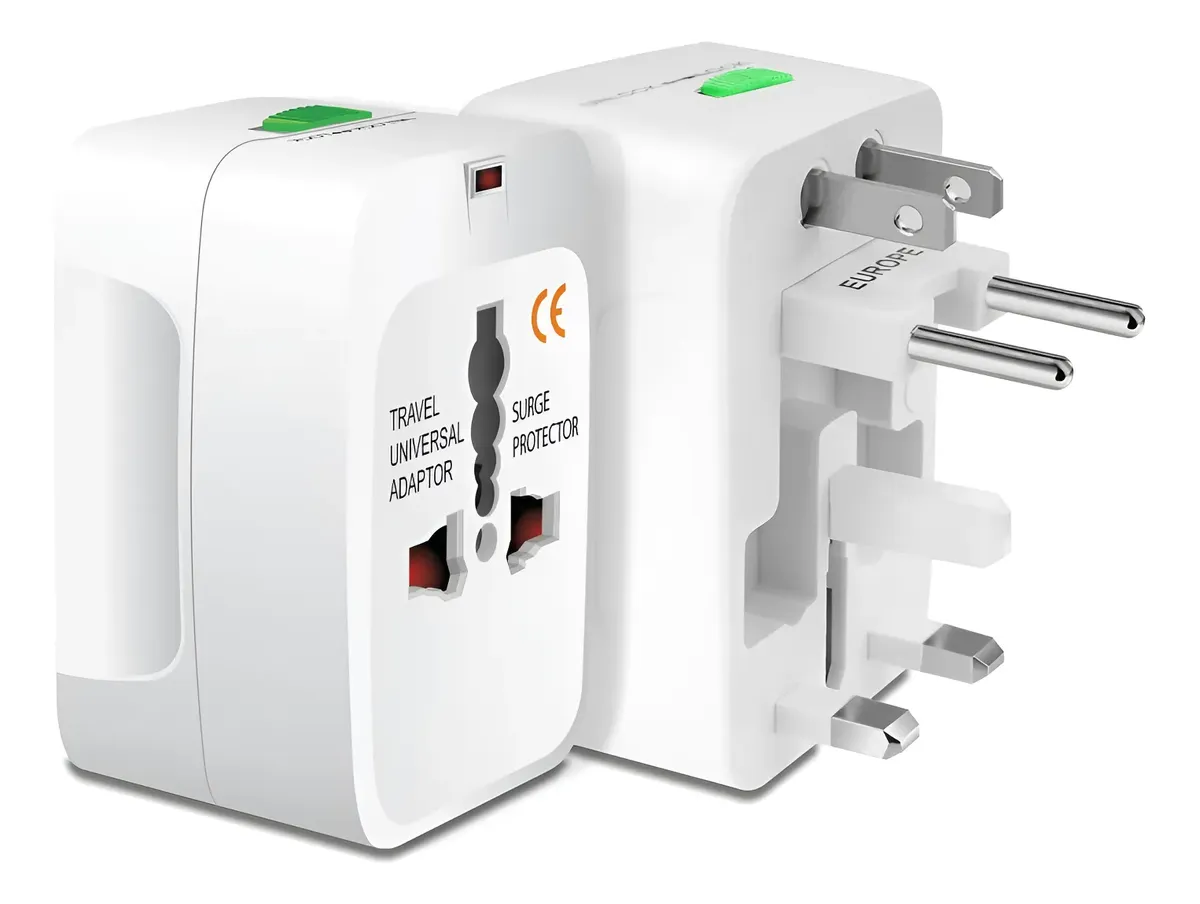 ficha adaptador viajero c/pto C y USB