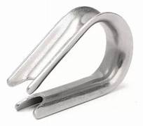 guardacabo 3/16 galvanizado cable acero 