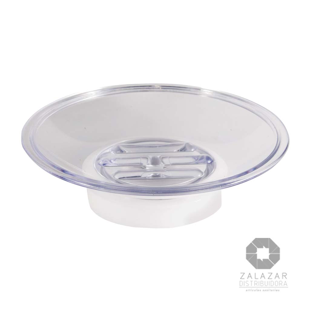 jabonera cristal con aro grande