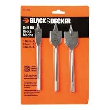 juego 3 mecha pala 13,25,30 madera black&decker N