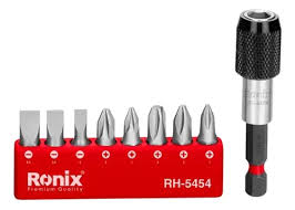 juego de puntas de destornillador 9pzs RONIX rh-5454