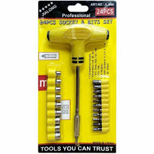 juego llave tee 24 piezas importada N