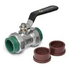 llave 20 de paso VALVula ESFERICA PF C/DOBLE MEDIA UNION