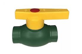 llave 32 de paso esferica amarilla termofusion ecoagua N