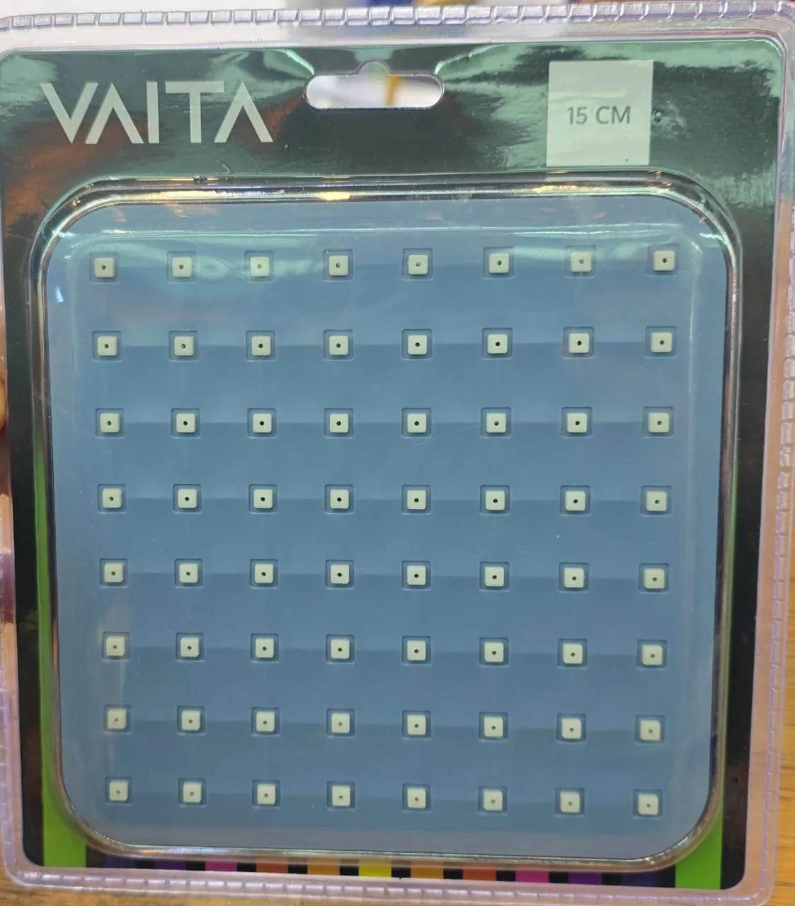 [FDP09] lluvia 15*15 cuadra VAITA cromada antic