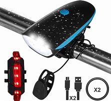 luz delantera de bici con bocina N 