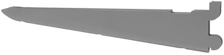 mensula para estante para riel gris 37 cm N.