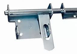 [PD100] pasador doble con porta candado  100 mm N