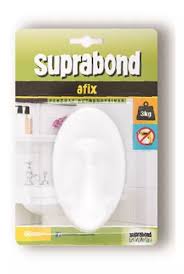 [afx p66 bo] percha autoadhesiva 1 unid. Blanca Afix Suprabond N