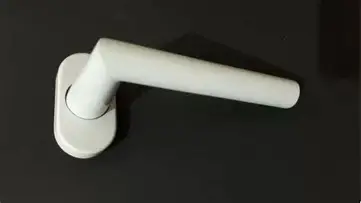 picaporte media manija PLASTICA blanco