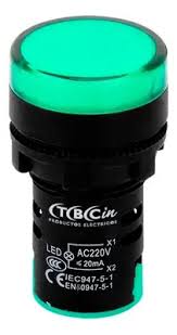 piloto VERDE ojo de buey N