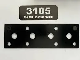 placa empatillar 2'' global 3105